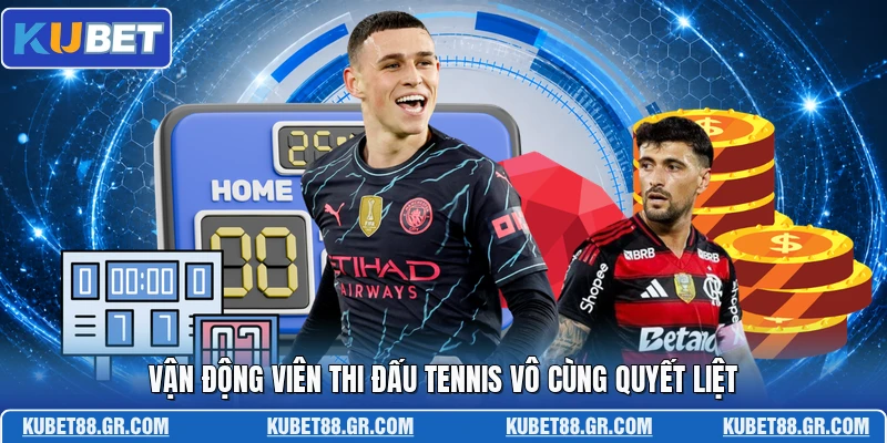 Thể Thao Saba KUBET - Sảnh Cá Cược Đẳng Cấp Hàng Đầu Vận động viên thi đấu tennis vô cùng quyết liệt